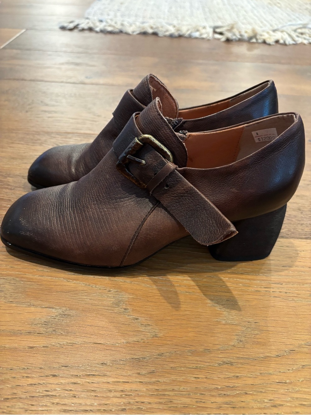 L'Artiste by Spring Step Size 39 Mercedes Brown Leather Bootie Ankle